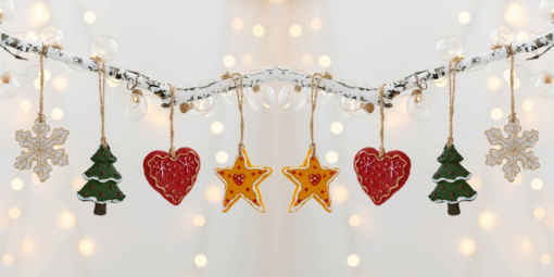 Handmade Style Christmas Party Ornaments - United Kingdom