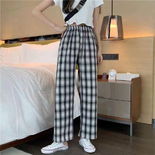 Women's Striped Warm High Waist Pants - Image 6