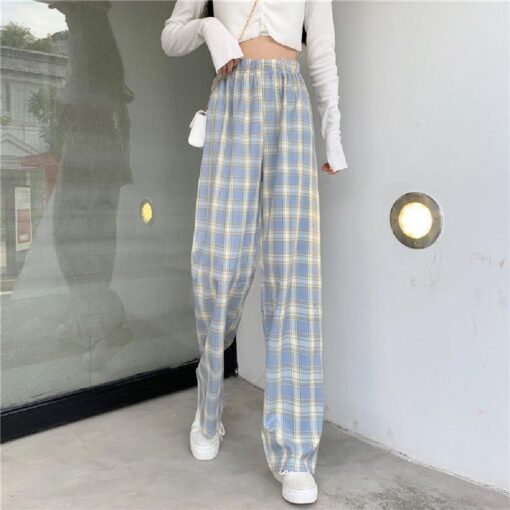 Women's Striped Warm High Waist Pants - Image 7