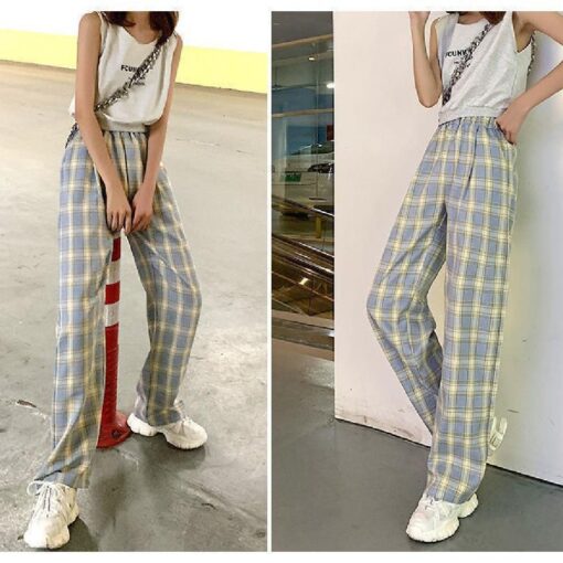 Women's Striped Warm High Waist Pants - Image 17