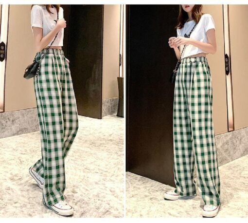 Women's Striped Warm High Waist Pants - Image 18