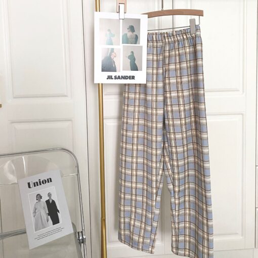 Women's Striped Warm High Waist Pants - Image 20