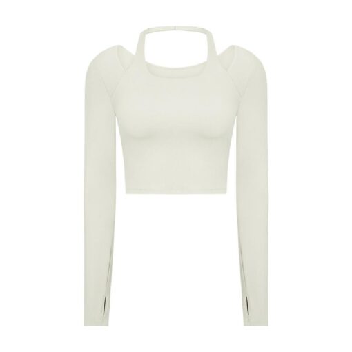 Women's Crop Top Gym Long Sleeves - United Kingdom - Image 21