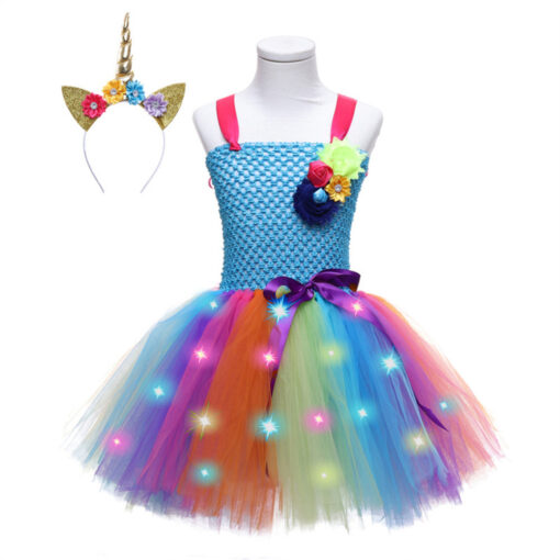 LED Light Up Kids Princess Costume Dress - IT0893