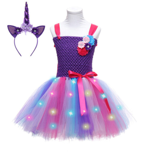 LED Light Up Kids Princess Costume Dress - IT0893 - Image 3