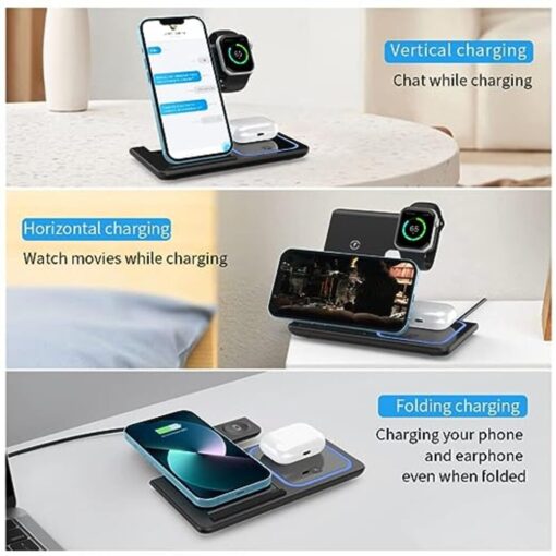 3 In 1 Wireless Charger Stand - IT0904 - Image 3