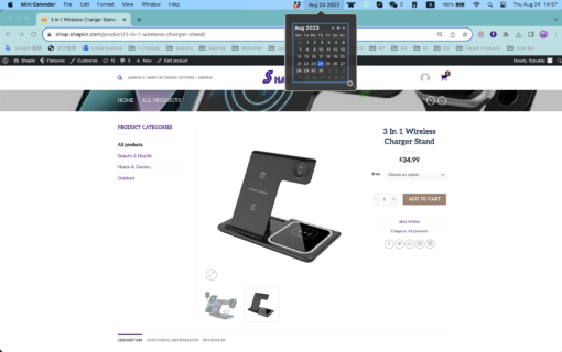 3 In 1 Wireless Charger Stand - IT0904 - Image 12