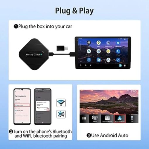 Wireless Apple Android Auto Carplay Adapter - IT0900