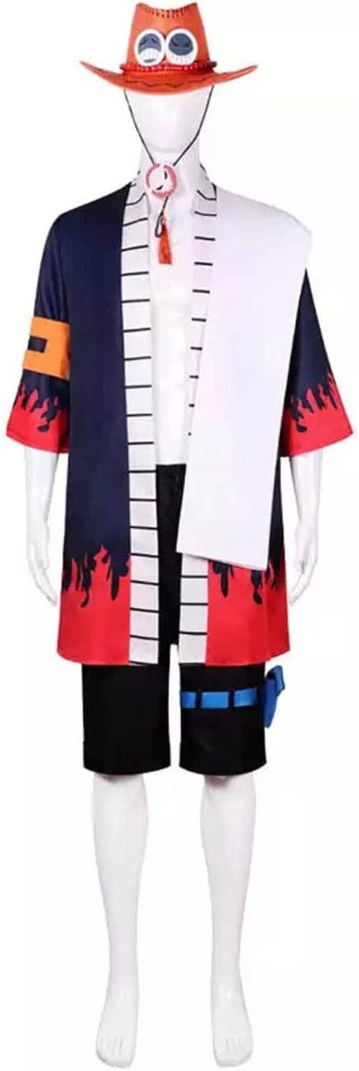 Halloween Anime Fire Pirate Costume - AC1281 - Image 6