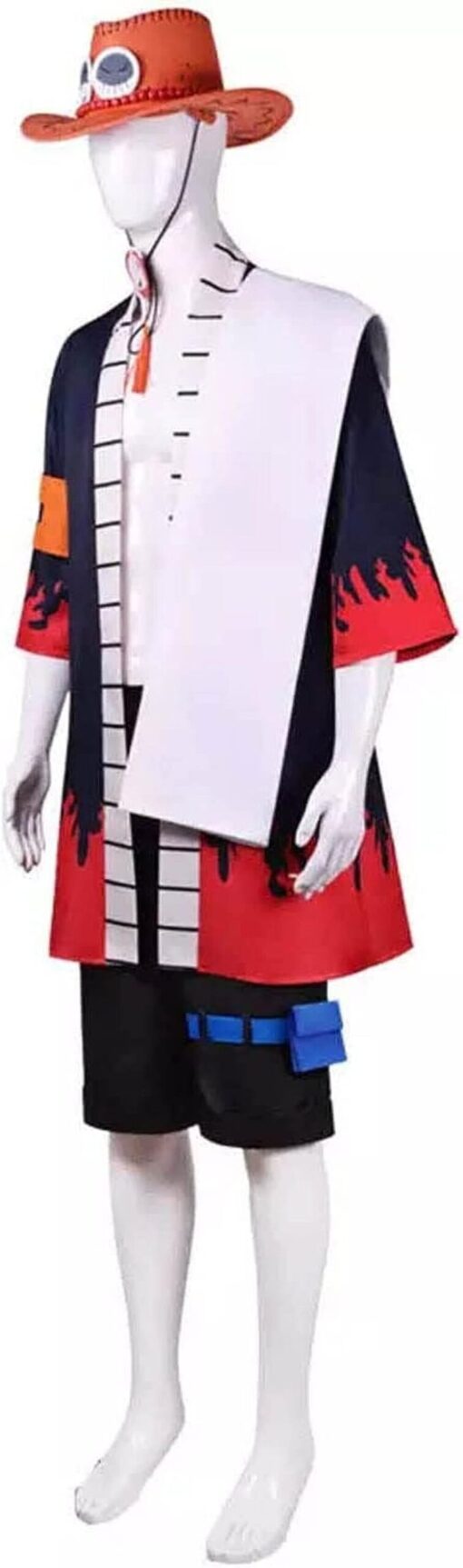 Halloween Anime Fire Pirate Costume - AC1281 - Image 8