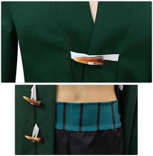 Halloween Anime Cos play Zoro Samurai Costume - AC1283 - Image 3