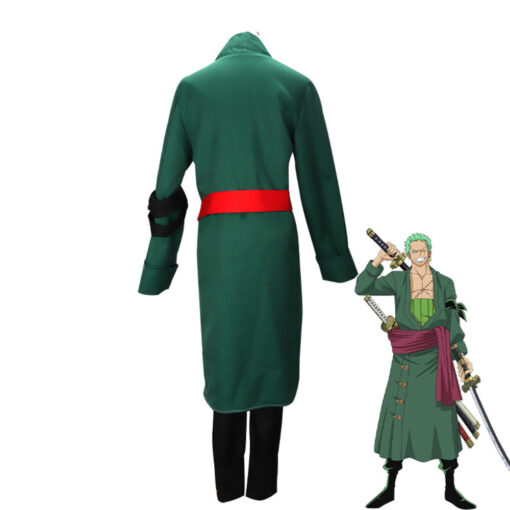 Halloween Anime Cos play Zoro Samurai Costume - AC1283 - Image 7