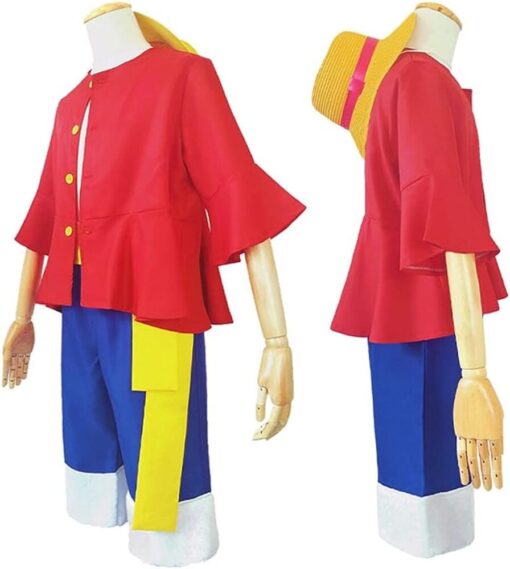 Halloween Anime Monkey D Luffy Inspired Cos Play Costume - AC1284