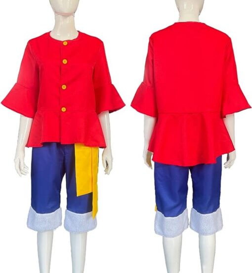 Halloween Anime Monkey D Luffy Inspired Cos Play Costume - AC1284 - Image 9