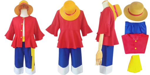 Halloween Anime Monkey D Luffy Inspired Cos Play Costume - AC1284 - Image 12