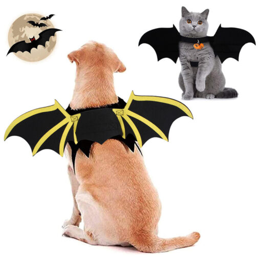 Halloween Adjustable Dog Cat Bat Wings Costume - AC1287 - Image 6