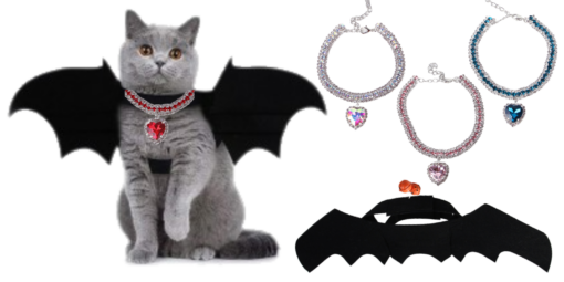 Halloween Adjustable Dog Cat Bat Wings Costume - AC1287 - Image 10