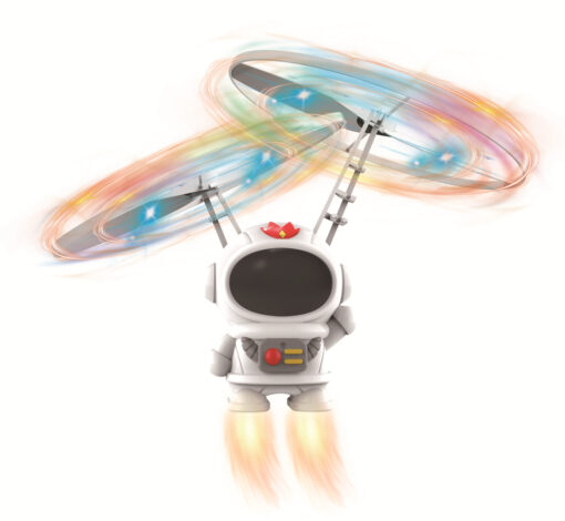 USB LED Bubble Blowing Flying Astronaut - TY0355 - Image 2