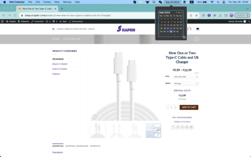 One or Two Fast Charging Type-C Cable and UK Charger - IT0923 - Image 9