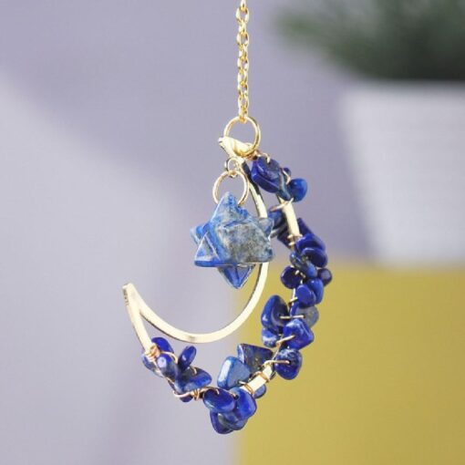 Natural Crystal Stone Prism Hanging Sun Catcher - AC1330 - Image 14