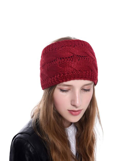 Classic Ribbed Knitted Headbands - AC1347 - Image 17