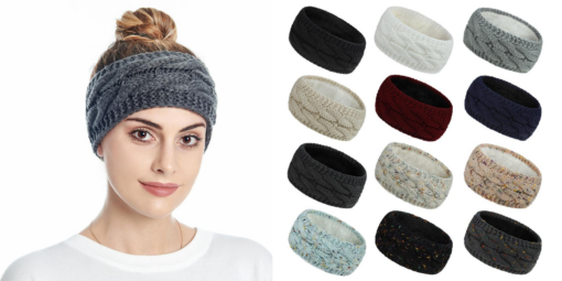 Classic Ribbed Knitted Headbands - AC1347 - Image 20