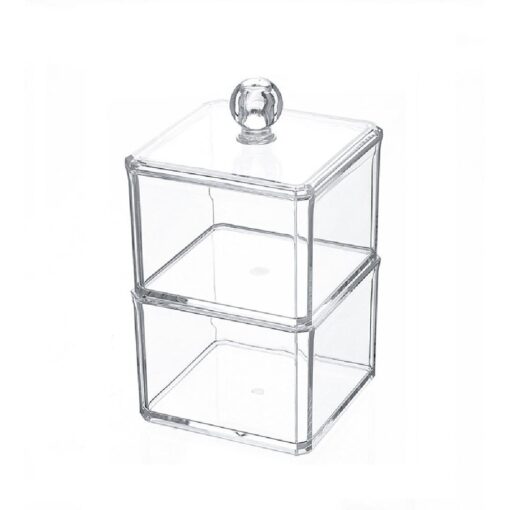 One or Two Clear Cotton Buds Storage Boxes - HH1541 - Image 2