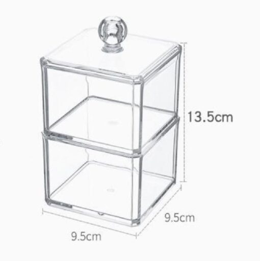 One or Two Clear Cotton Buds Storage Boxes - HH1541 - Image 8