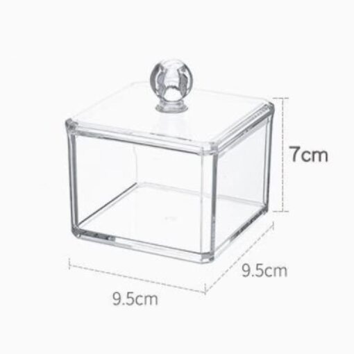 One or Two Clear Cotton Buds Storage Boxes - HH1541 - Image 9