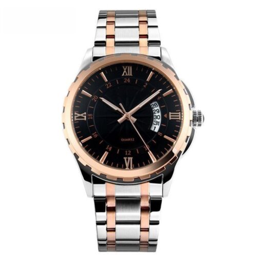 Men's Stainless Steel Black Dial Watch - CL0791 - Image 6