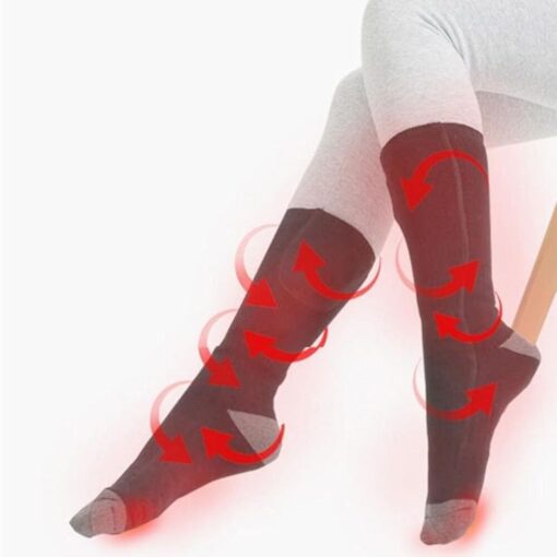 Washable 3 Gear Adjustment Battery Powered Electric Heated Socks - IT0960 #TREND23 - Image 4