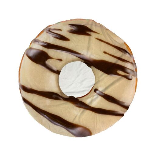 Novelty Doughnut Flannel Round Blanket - HH1547 #TREND23 - Image 3