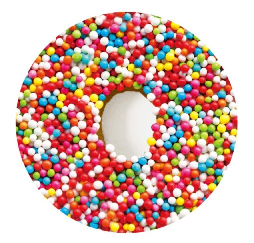 Novelty Doughnut Flannel Round Blanket - HH1547 #TREND23 - Image 6