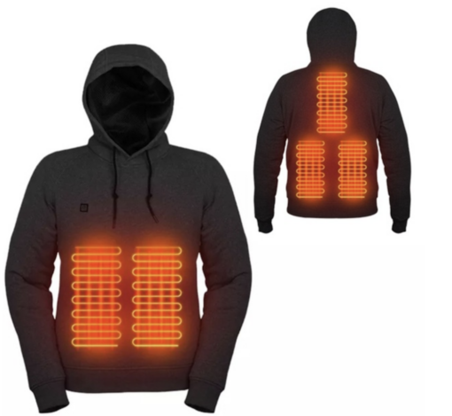 Unisex USB Rechargeable Electric Heated Hoodie - IT0963 #TREND23 - Image 6