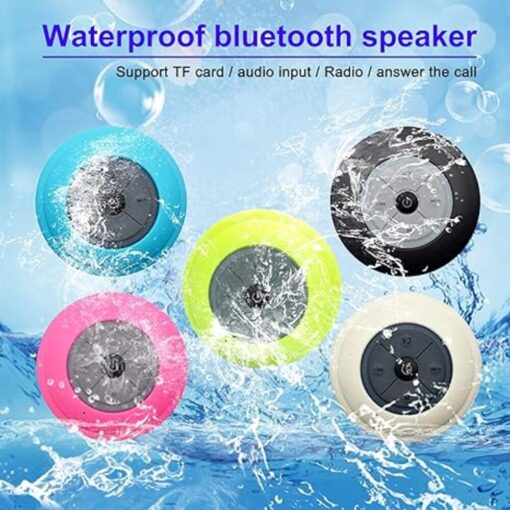 Water Resistant Bluetooth LED Shower Speaker - IT0969 - Image 4