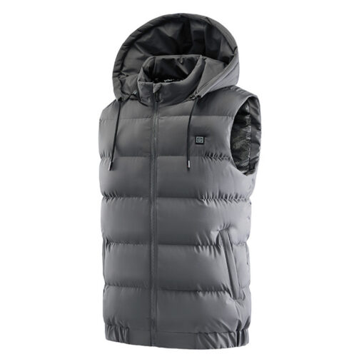 9 Heating Zones USB Heated Hooded Gilet - IT0957#Trend - Image 5