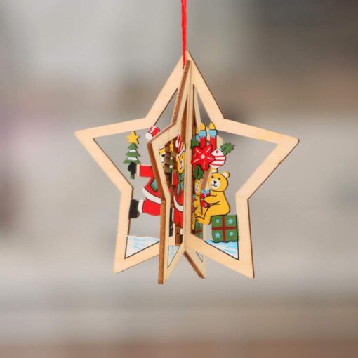 Wood Christmas Tree Ornament - United Kingdom - Image 6