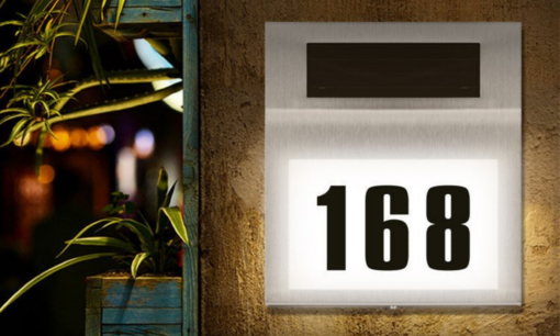 Solar LED Lights with House Number - Image 9