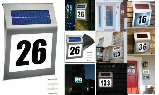 Solar LED Lights with House Number - Image 14