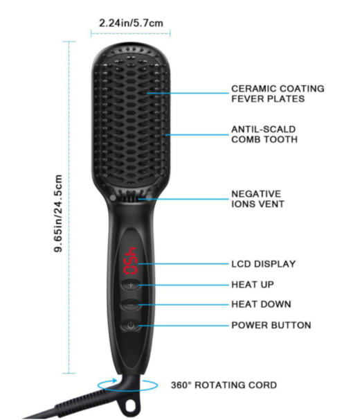 Hair Straightener Brush - Image 10