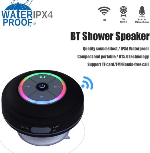 Waterproof Bluetooth Shower Speaker - Image 3