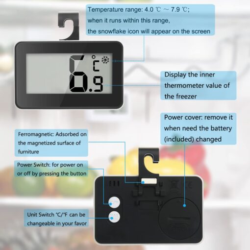 Refrigerator Digital Thermometer - Image 4