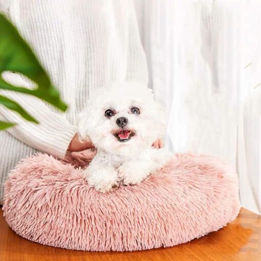 Plush Long Wool Pet Kennel - Image 4