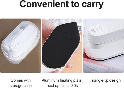 Cordless Handheld Mini Clothing Iron - Image 7