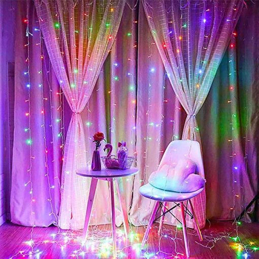 Wall LED String Curtain Lights for Bedroom - Image 6