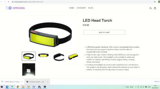 LED Head Torch - Image 5