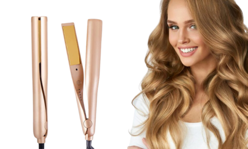 2 in 1 Twist Hair Curling & Straightening Iron -