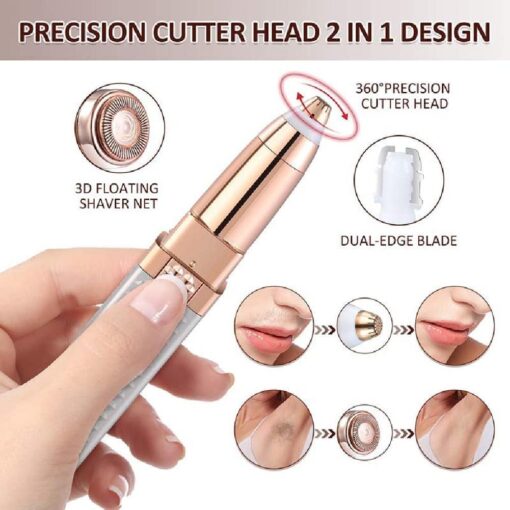 4 in 1 Eyebrow Trimmer & Facial Hair Removal for Women