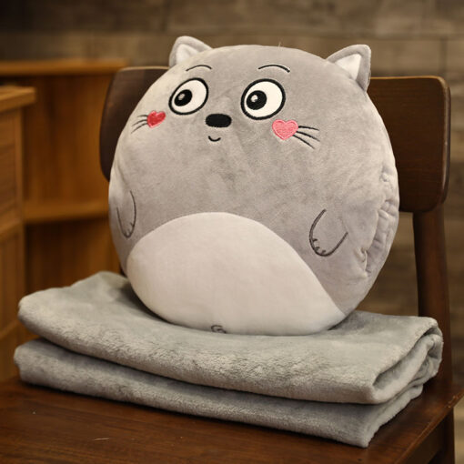 3 In 1 Stuffed Hand Warmer Pillow Blanket - Image 22