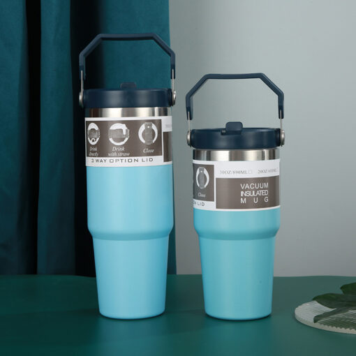 Portable Double-layer Stainless Steel Bottle - Image 12